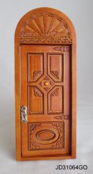 Victorian Carved Door-Golden Maple