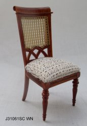 Berger French Style Side Chair - walnut